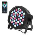 Aluminum Shell 72W RGB 36 LEDs Wireless Remote for Disco DJ Bar Dmx Controller Stage Par Light