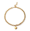 14k Gold Plated Stainless Steel Cuban Foot Chains Long and Short Link Multi-Layer 18k Gold Filled Sterling Silver Jewelry