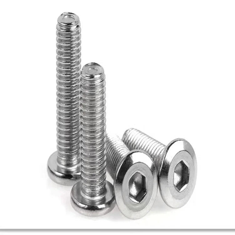 YJT 4026 Hexagon Socket Flat Head Screw  Stainless Steel Pan  Head Machine Screw China Fastener Manufacturer Socket Screw