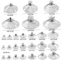 Adjustable PVC Suction Cup Feet with Screw Pads for Furniture Legs Adjustable Foot Pads for Furniture Levelers Suction Cups