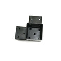 2 Way Steel Square Anchor Connector Pipe Concrete Anchors Galvanized/PVC Coated Silver/Black Options Wooden Poles Brackets Easy