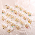 SSeeSY Custom 18K 14K Gold Plated Stainless Steel Women Fashion Jewelry Heart Star Clip on Stud Drop Hoop Earrings Manufacturer