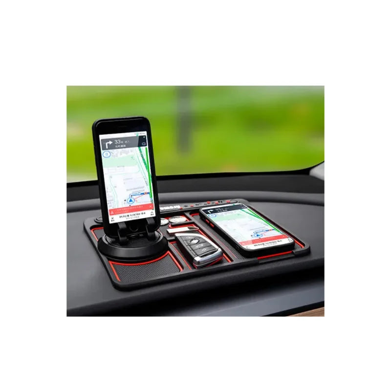 Car Dash Board Phone Holder Anti Slip Pad Cell Phone GPS Stand in the Car Mount Glow in the Dark With Parking Number