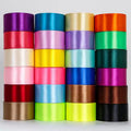 Handmade DIY Bow Production 5cm Flower Satin Ribbon for Gift Box Packaging and Promotional Party Supplies Wholesale