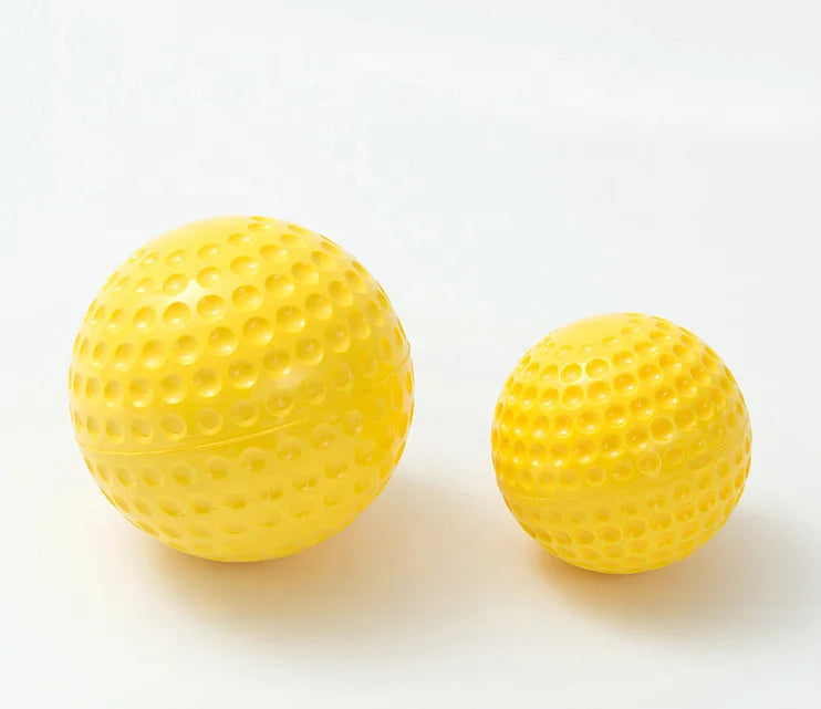 Wholesale 9" Yellow Pitching Baseball Machine PU Dimpled Baseball Ball with Customized Color & Logo MOQ 1000pcs