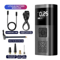 Road Bike air Pump One Click Smart Inflator 150PSI Bicycle Electric Pump with Tire Pressure Display Flashlight