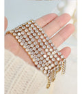Pulsera New Fund Custom Made Hand to Make Full Drill Inlaid Diamond Zircon Tennis Bracelet