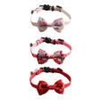 Dog Collar Cute Floral Collars Custom Flower Dog Collar with Buckle and Love and Ring Accessories
