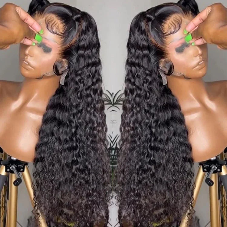 Glueless Curly Wigs Human Hair Lace Front Brazilian Virgin Hair 360 Full Lace Human Hair Wigs for Black Women Hd Lace Front Wigs
