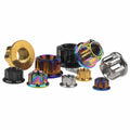 Titanium Alloy Nut M5 M6 M8 M10 M12 M14 M16 for Bicycle Motorcycle Car  Accessories Hex Flange Nut