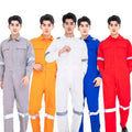 Factory Wholesale Cotton Workwear Coverall OEM Custom logo Wear Resistant Labor Coverall Working Area  Work Uniform Coverall