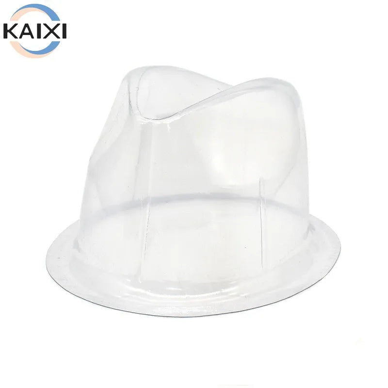 Pvc Plastic Hat Holder Woolen Top Hat Straw Protection Transparent Holder Dome Shaped Flat Top Hat Holder