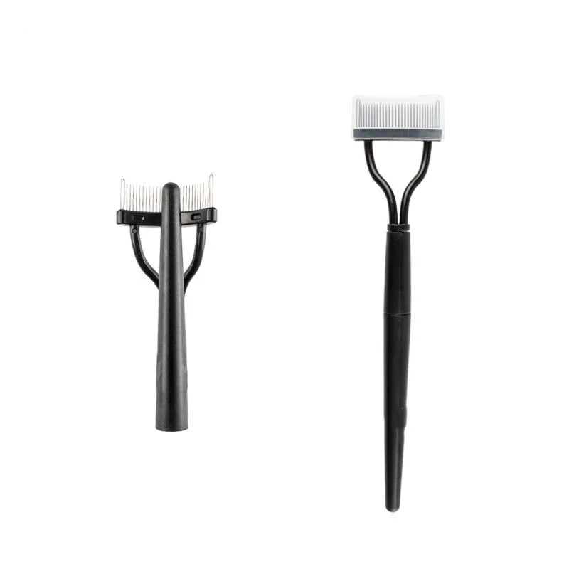 11 Stainless Steel Needle Eyebrow Comb Single Makeup Brush Black Makeup Brush
