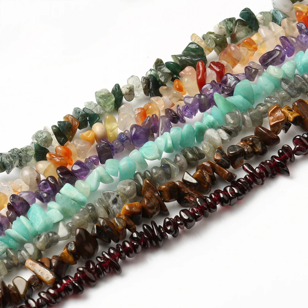 Wholesale 5-8MM Irregular Gravel Stone Beads Loose Spacer Chips for Jewelry DIY Making