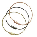 50mm Paint Wire Rope Key Ring DIY Accessories Multi-functional Wire Ring Rudraksha Pendant Wire Keychain Cable Key Ring