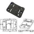 Snap Hook Distribution Box Buckle Guide Rail Installation Bracket for Easy and Secure Rail Installation