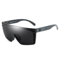 Luxury River One Piece Polarized Sunglasses Sports Riding Cycle UV400 Protective Sun Glasses Custom logo Big Frame Shades