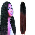 100g 24 Inch Synthetic Hair Wigs for Black Women Deep Wave Heat-resistant Fiber