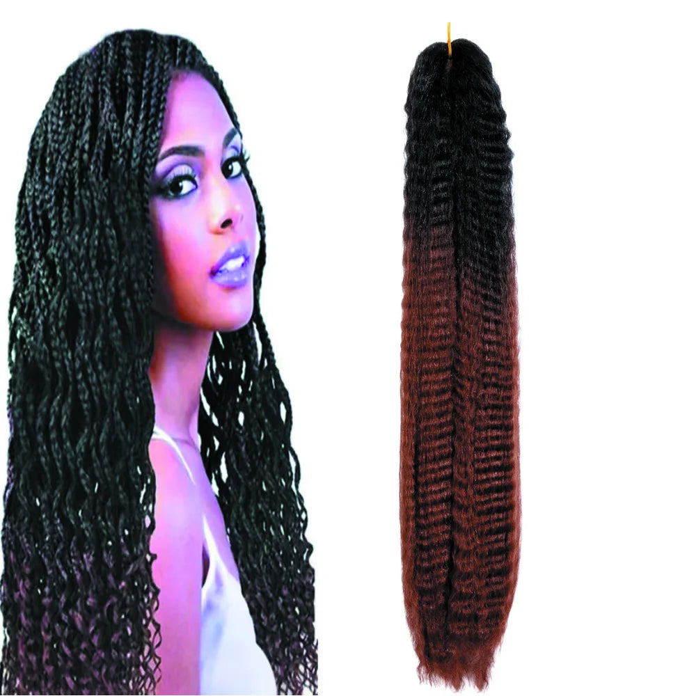 100g 24 Inch Synthetic Hair Wigs for Black Women Deep Wave Heat-resistant Fiber