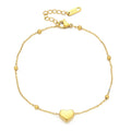 HOVANCI Anklets for Women 2022 Charm Anklet Bracelet Heart Pendant  Designer for Girl Simple Anklet
