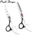 Japan Stainless 6'' Barber Scissors Z1019 Sharp Tip Black Thinning Salon Hair Shears
