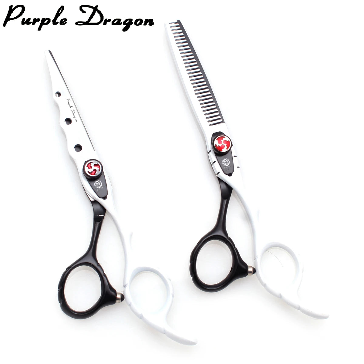 Japan Stainless 6'' Barber Scissors Z1019 Sharp Tip Black Thinning Salon Hair Shears