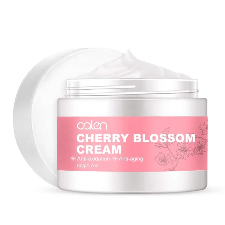 Oalen 100% Natural Face Moisturizer Custom Private Label Cherry Blossom Cream with Jojoba Oil As Main Ingredient