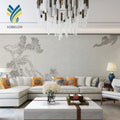 YKML 0102 High Quality Luxury Modern Wallpaper Moisture-Proof and Waterproof 3D Wall Murals Decor Trees Design