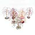 Natural Reiki Crystal Chip Trees of Life Luck Crystal Money Tree Healing Chakra Crystal Tree