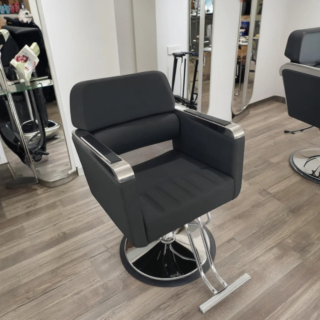 Wholesale Modern Design Ergonomic PU Leather Salon Barber Chair with 360 Degree Rotation Height Adjustable for Barber Shop Use