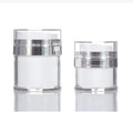 Refillable 15ml 30ml 50ml Acrylic Airless Pump Lotion Container Jar ABS Material with Screw Cap for Face Cream & Skincare