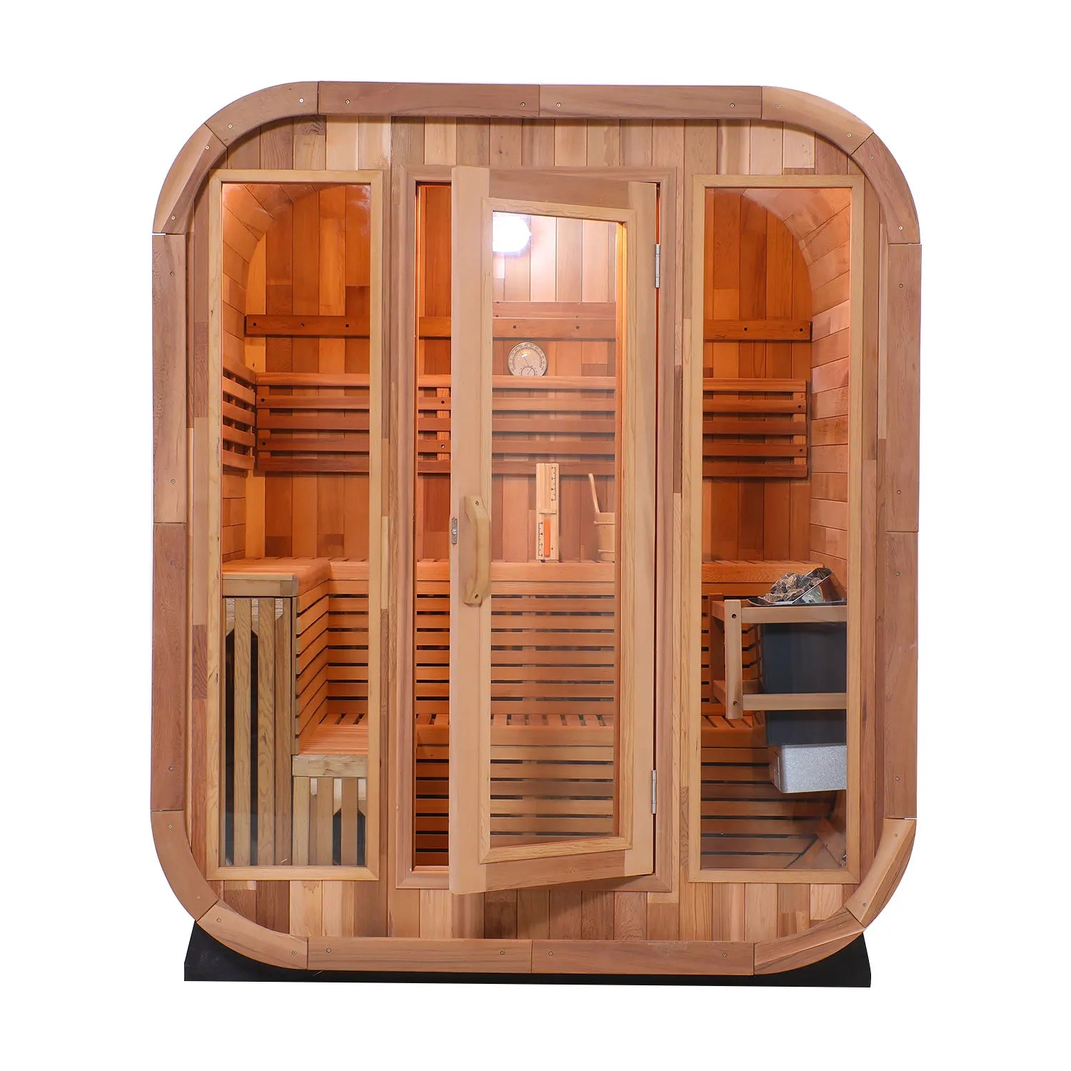 5 Person US Stock Spot Stock Outdoor Cube Steam Room for Family Comfort and Relaxation Steam Sauna Room