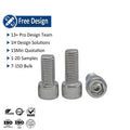 Knurled Thumb Machine Screw and Bolt Unc 8-32 6-32 Imperial Inoxidable Stainless Steel Allen Hexagon Socket Cap Head Screws