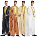 Wholesale New Design Muslim Arab Robe for Men's Prayer Loose Clothing for Islamic Men New Muslim Men's Prayer Clothes Min. 2pcs