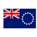 Ready to Ship 100% Polyester 3x5ft Stock Printed Cook Islander Cook Islands Flag