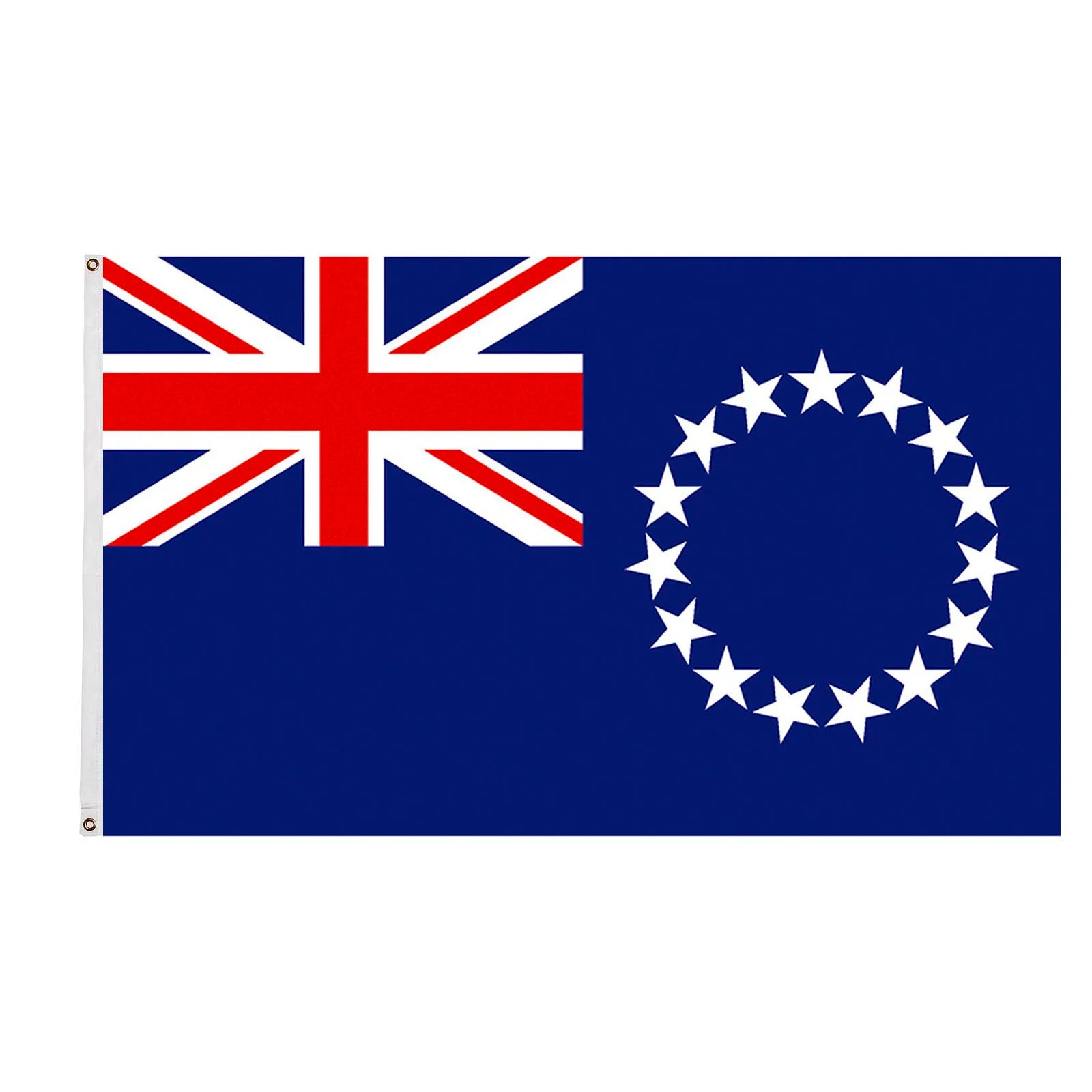 Ready to Ship 100% Polyester 3x5ft Stock Printed Cook Islander Cook Islands Flag