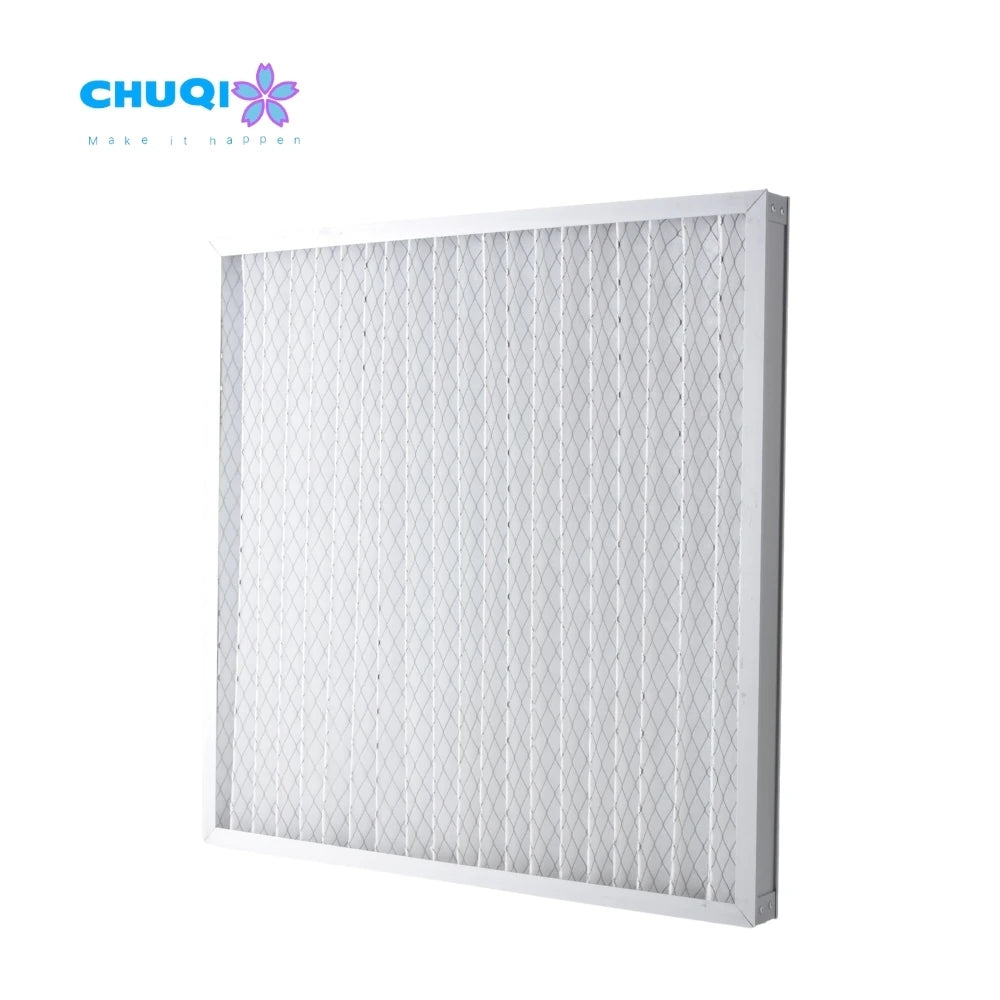 Customized Pre Filter Factory Direct Sales Folded 16x25x1 Pleated Panel Paper Frame Filter Clean Room HVAC Furnace Air Filter