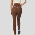 Custom Lightweight Women's Fitness Tights Solid Pattern Pilates Yoga Pants with No Embarrassing Thread Ropa Deportiva De Mujer