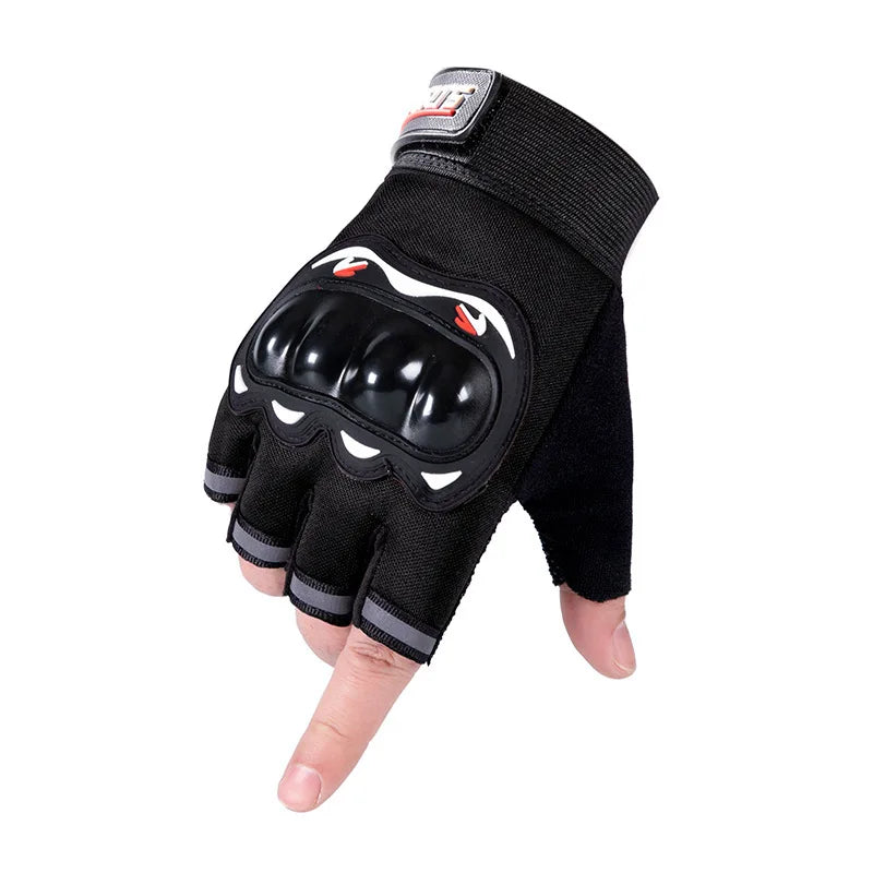 Winter Half-Finger Racing Gloves Outdoor Exercise Touch Screen Compatible Gym Cycling Gloves