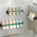 Custom Multi-Length Stainless Steel Wall Mounted Shoes Organizer Rack Towel Hanging Bar Magnetic Installation for Bathroom/Door