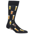 Custom Logo Men's Socks Beer Can & Mug Bottle Wine Alcohol Theme Eco-Friendly Autumn Groomsmen Gift Socks