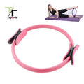 TTSPORTS  Eco-Friendly Custom Fitness Accessories Double Handle Magic Yoga Pilates Circle Yoga Pilates Ring