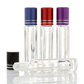 Luxury 3ml Roll on Refillable Perfume Glass Bottle Wholesale Portable 3ml Glass Perfume Bottle Roll on With Glass Roller Ball