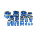 Hot Sales Diamond Core Bit Set Crown Brazed Cut Drill Bits for Plaster Marble Ceramic Tile Pipe Applications