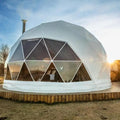 Luxury PVC Proof 6M Geodesic Dome Tent for Glamping Custom Commercial Domes