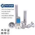 UNC #2-56 #4-40 #6-32 #8-32 Stainless Steel 304 Countersunk Flat Head Phillips Machine Screws SUS