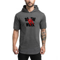 Bodybuilding Custom Print T Shirt Men Gym Crew Neck Tshirt Fitness Hoodie Shirt Plain Short Sleeve Tops Workout Cotton Clothing