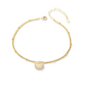 Top New Modern Design Popular Style Beautiful Craft Personalized 925 Silver Ocean Shell Anklet