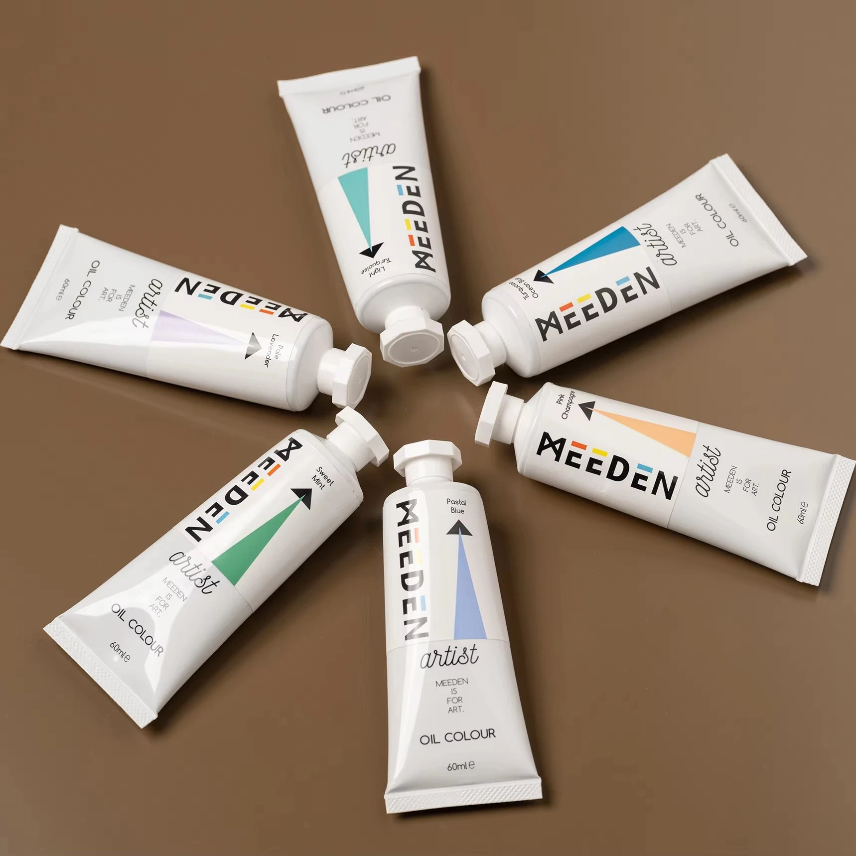 MEEDEN Artist Oil Paint 37 Colors/60ml Paint Tubes Non-toxic Fine Colors for Landscape & Portraiture
