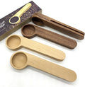 Top Seller Customized Logo Eco-Friendly Coffee Tea Spoon New Design with Convenient Coffee Clip for Camping